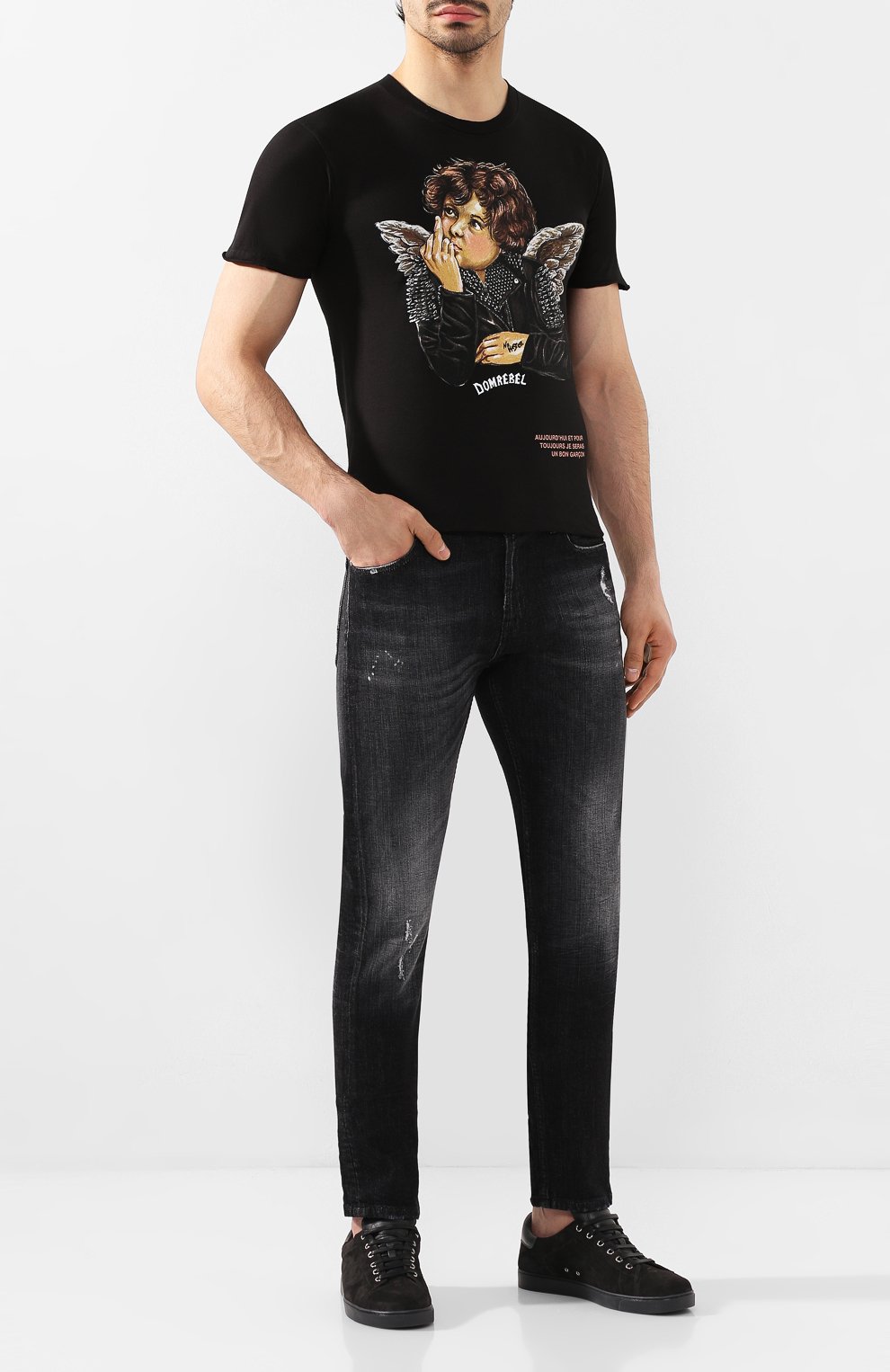 Хлопковая футболка DOMREBEL, арт. REBEL/REGULAR T-SHIRT, фото 2