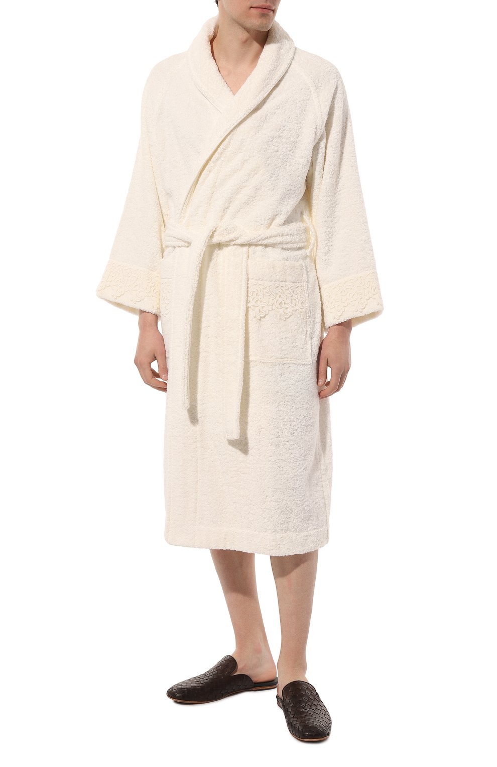Халат rialto FRETTE кремового цвета по цене 85500 руб., арт. FS6667 22D582 0000, фото 2 Халат rialto FRETTE, арт. FS6667 22D582 0000, фото 2