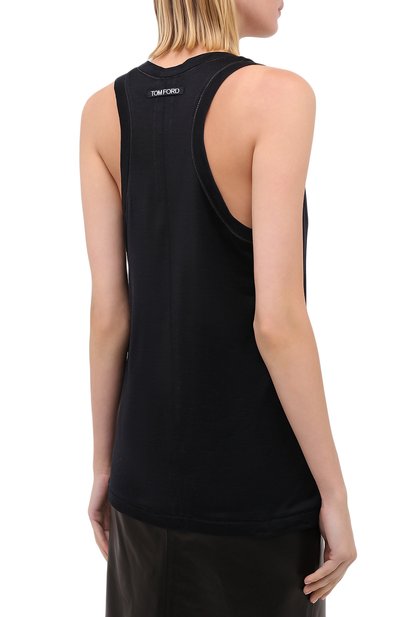 Майка из шелка и шерсти TOM FORD, арт. TSJ401-FAX544, фото 4