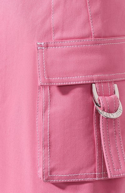 Джинсовые шорты BALMAIN розового цвета по цене 118500 руб., арт. TF05389/D022, фото 5 Джинсовые шорты BALMAIN, арт. TF05389/D022, фото 5