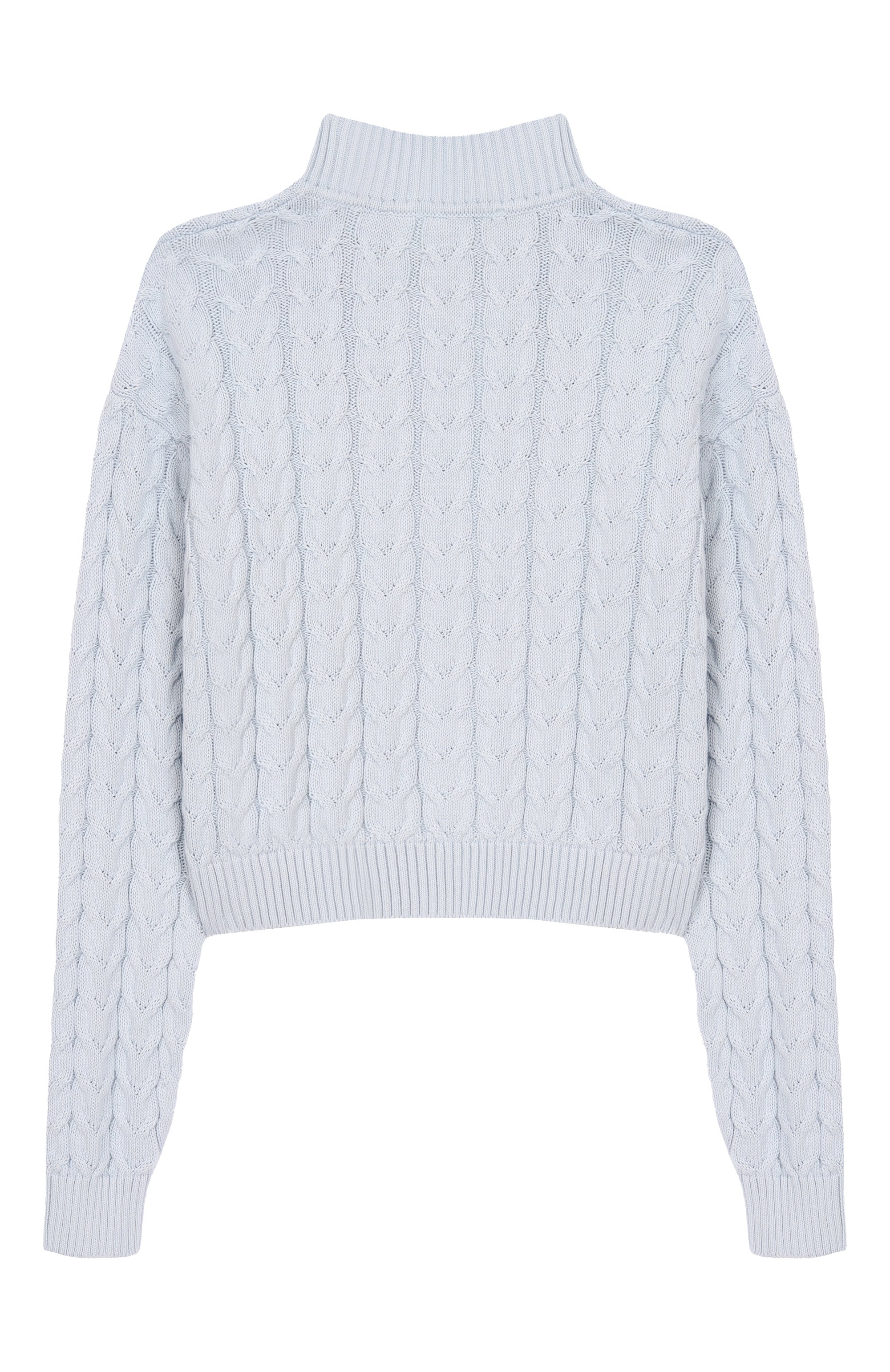 Свитер из хлопка и шерсти BLUMARINE, арт. BFMA013C/FL011/14A-16A, фото 2