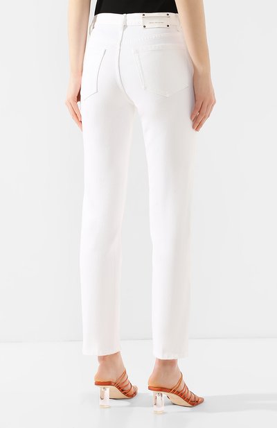 Джинсы DRIES VAN NOTEN белого цвета по цене 27150 руб., арт. 201-32404-9395, фото 4 Джинсы DRIES VAN NOTEN, арт. 201-32404-9395, фото 4