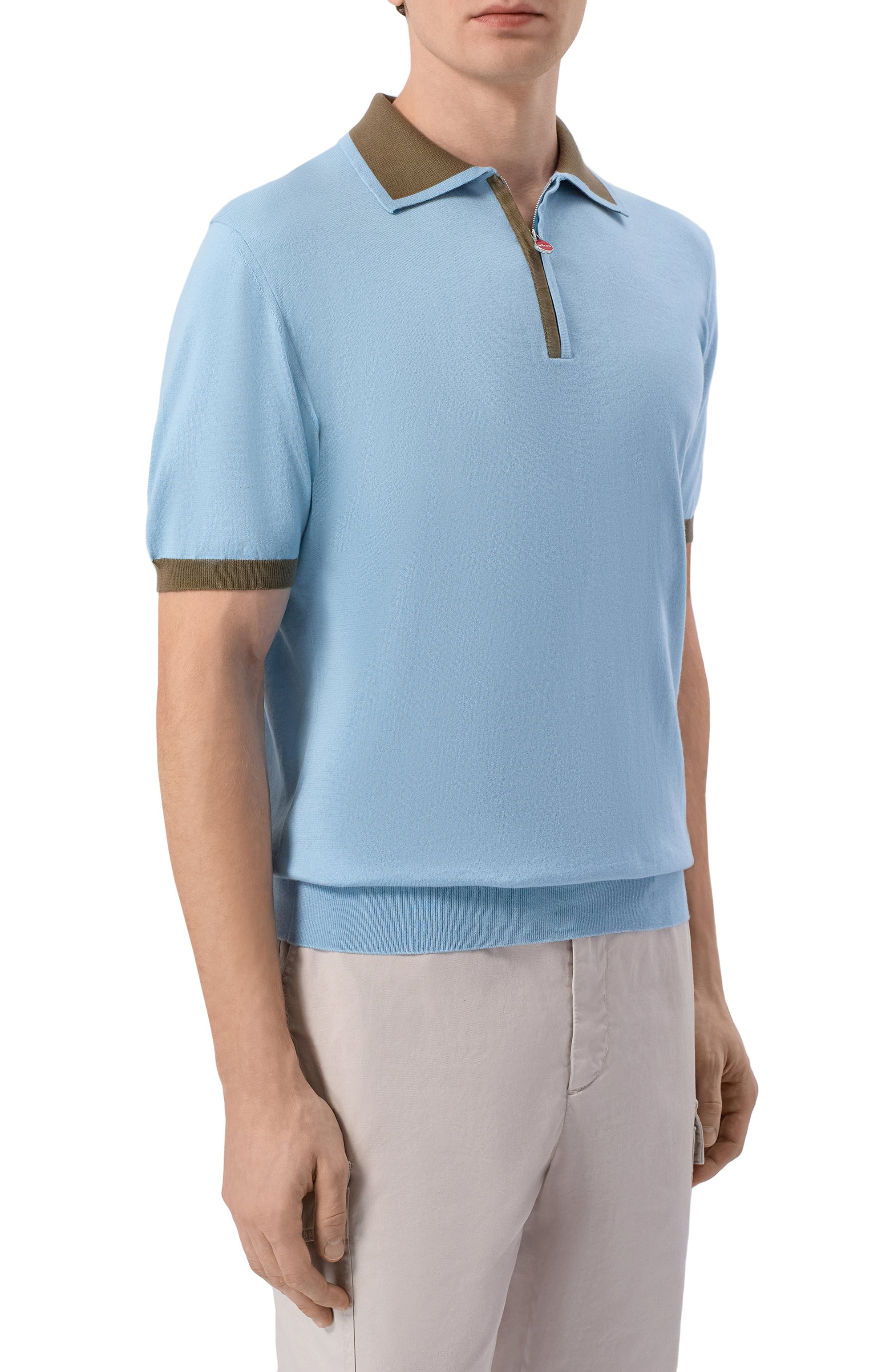 Хлопковое поло KITON, арт. UMK0571, фото 3