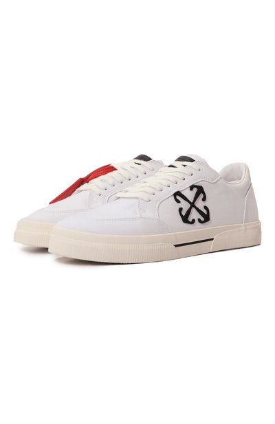 Мужские текстильные кеды new low vulcanized OFF-WHITE, арт. 0MIA293S24FAB001