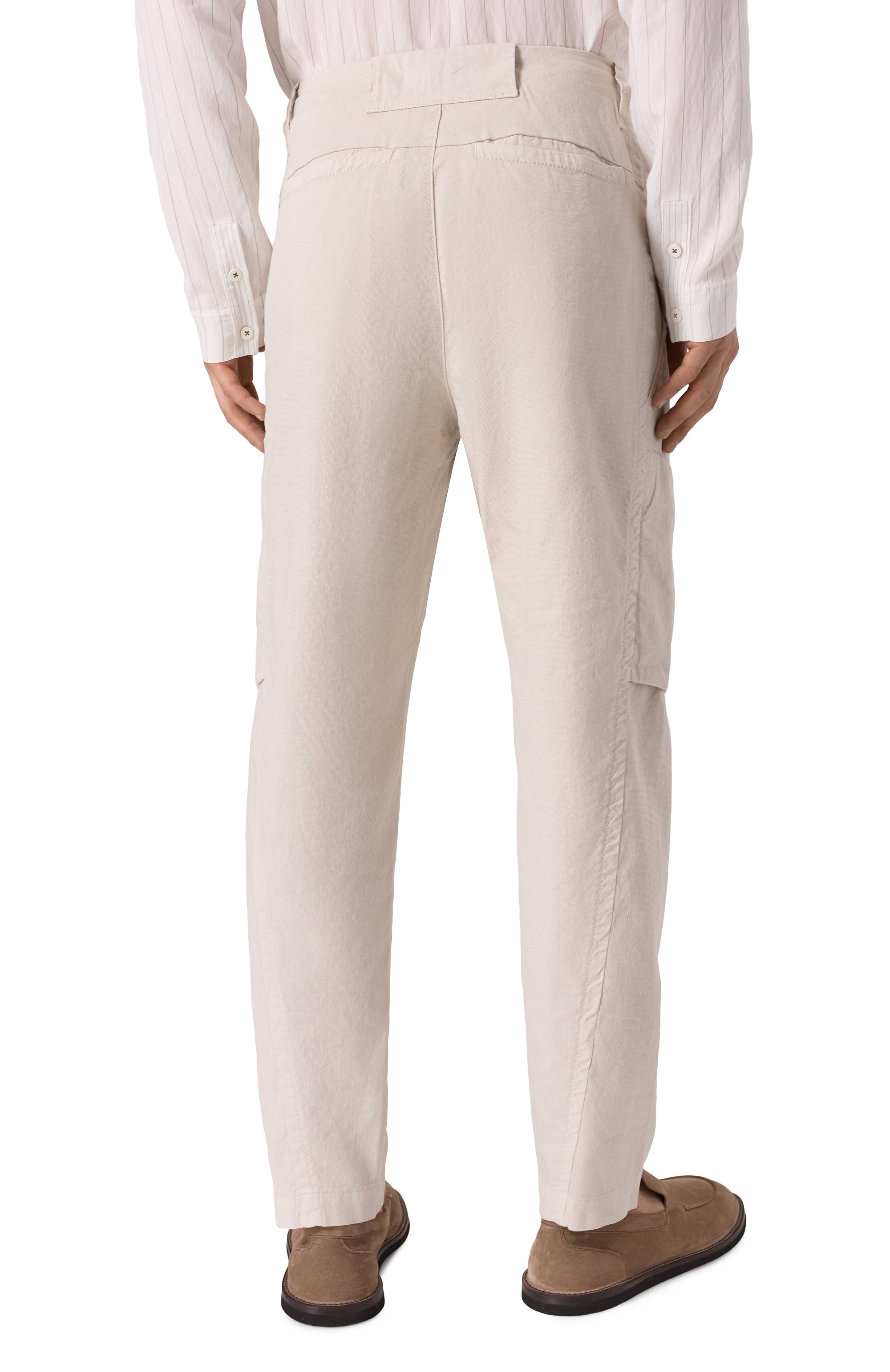 Брюки-карго из хлопка и льна TRANSIT, арт. CFUTRZE141, фото 4