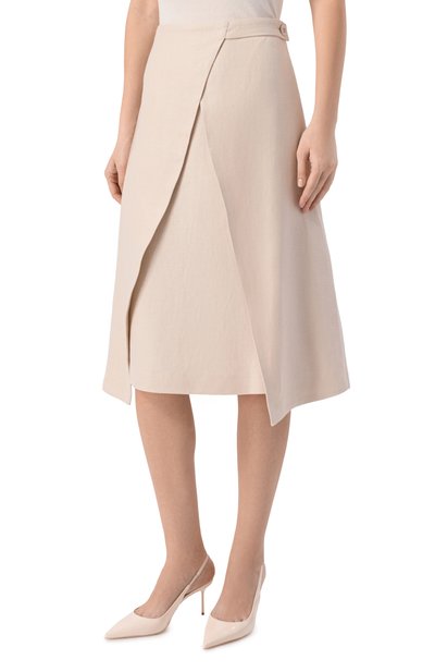 Льняная юбка OFFICINE GENERALE, арт. S26WSKT151, фото 3