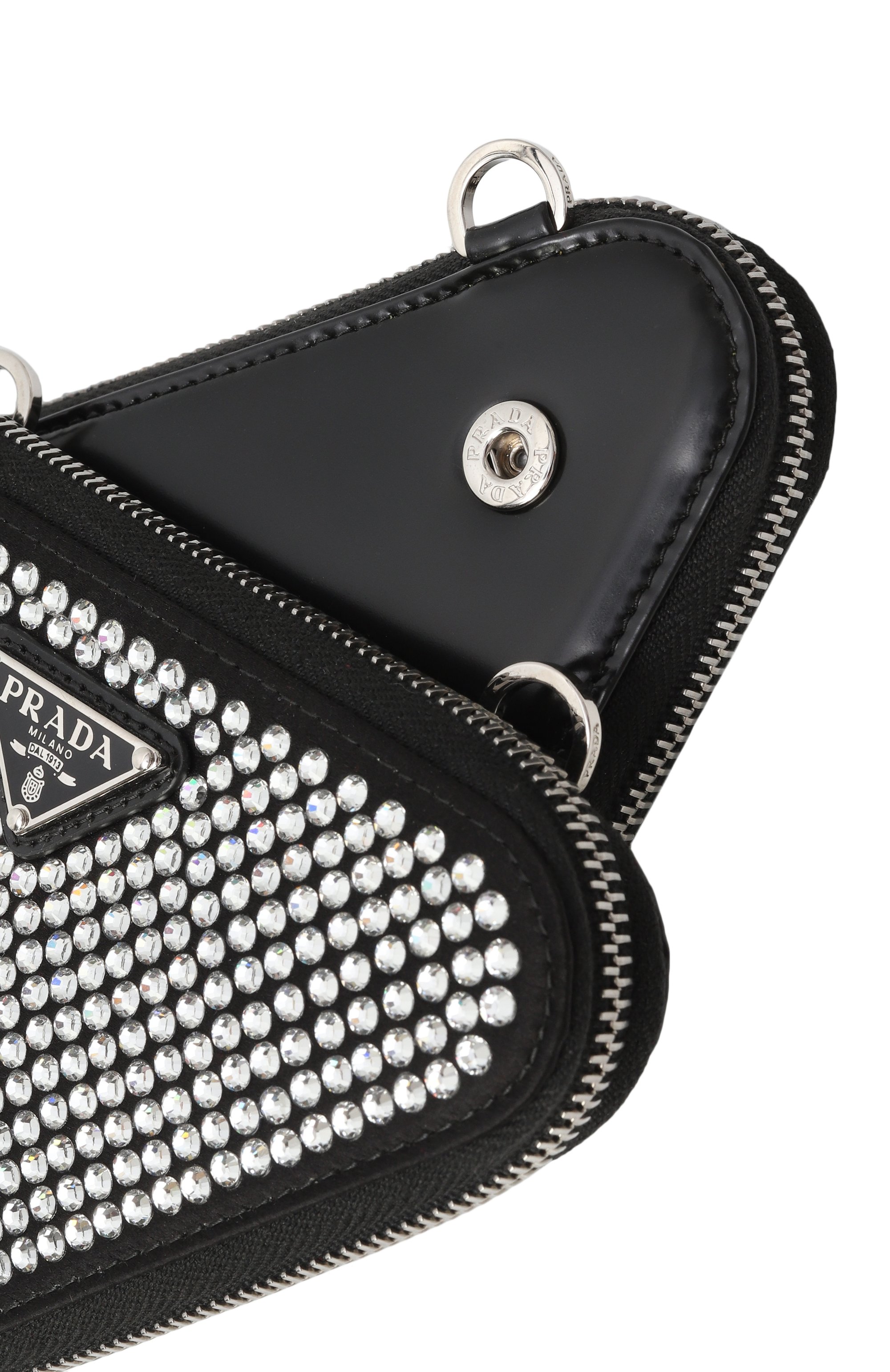 Сумка PRADA черного цвета по цене 230500 руб., арт. 1NR015/2AWL, фото 3 Сумка PRADA, арт. 1NR015/2AWL, фото 3