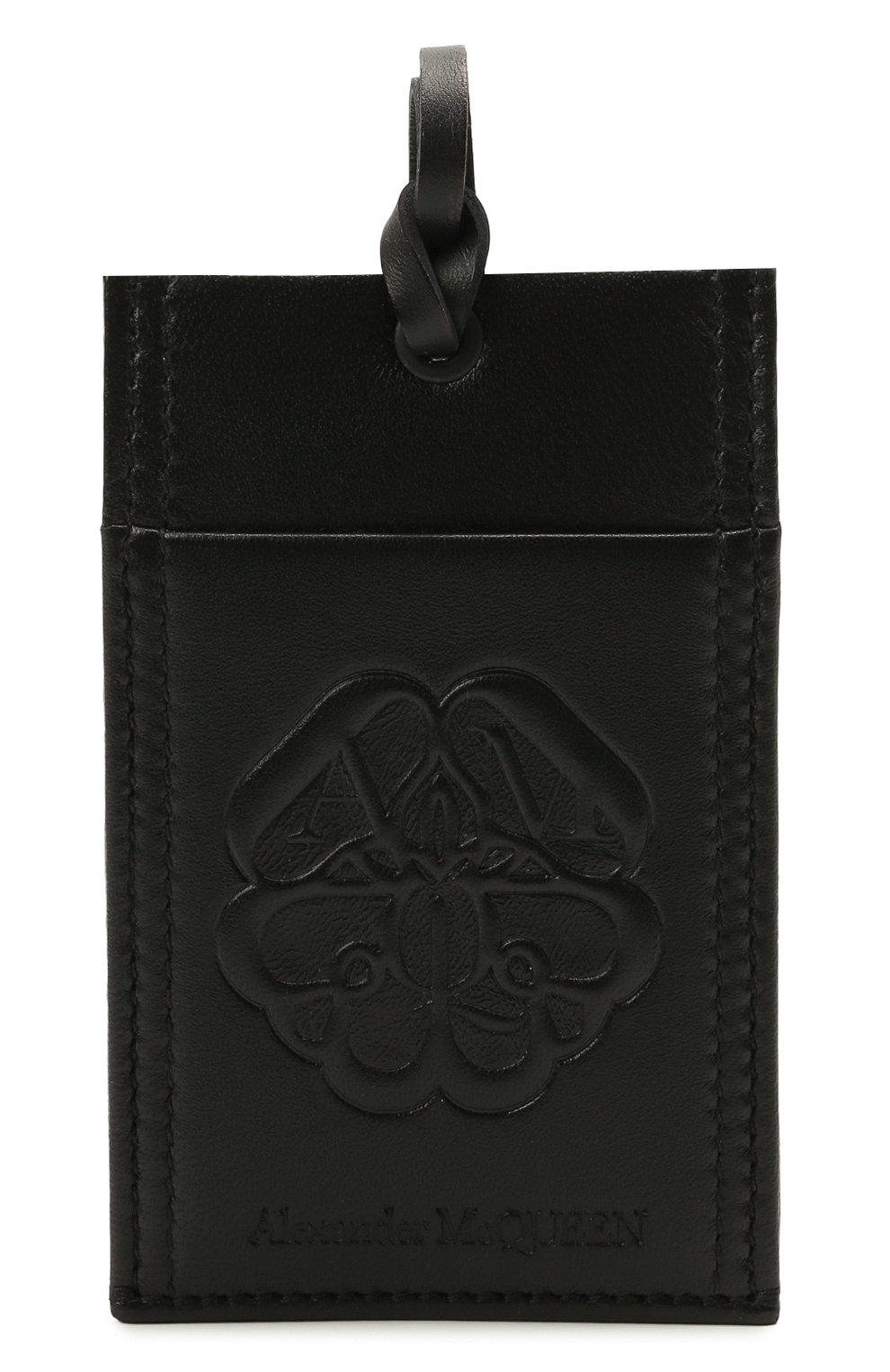 Кожаный футляр для кредитных карт ALEXANDER MCQUEEN, арт. 663103/1AAB2, фото 1