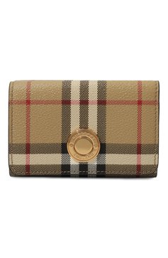 Женские портмоне BURBERRY бежевого цвета, арт. 8070416 | Фото 1 (Материал: Пластик; Нос: Не проставлено; Материал сплава: Проставлено)