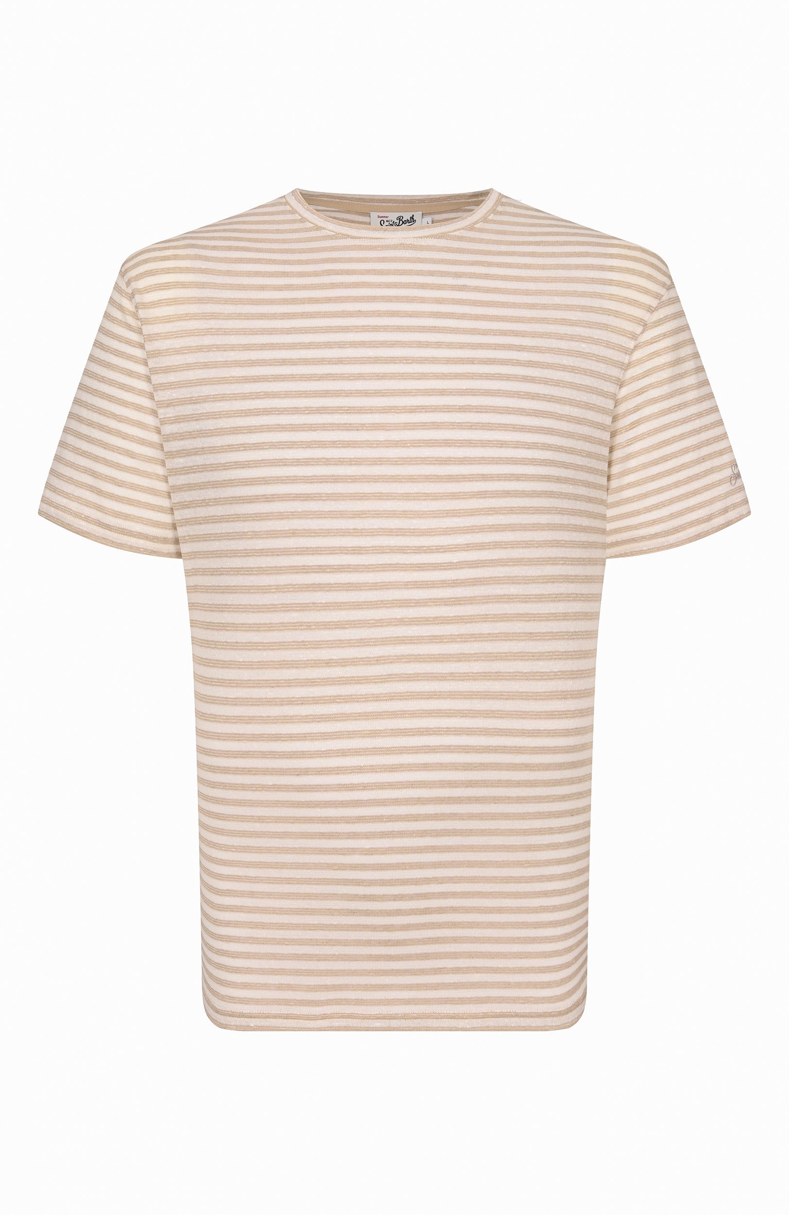 Футболка изо льна и хлопка MC2 SAINT BARTH, арт. D0V0010-01239L/D0VER STRIPES, фото 1