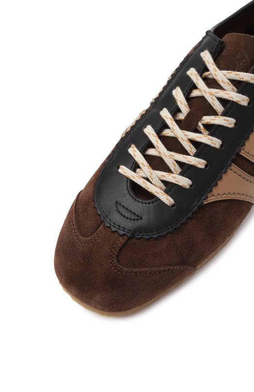 Замшевые кеды Dries Van Noten WS251/1159/126 Коричневый  WS251/1159/126 Фото 7