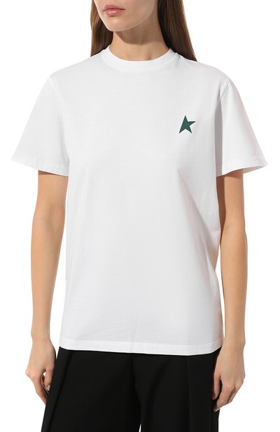 Хлопковая футболка GOLDEN GOOSE DELUXE BRAND, арт. GWP01220/P00086511257, фото 3