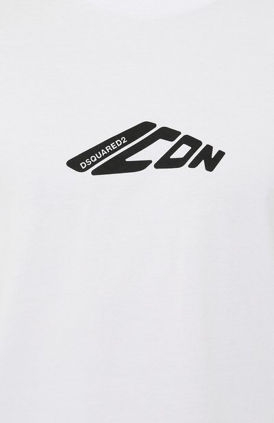 Хлопковая футболка DSQUARED2, арт. S79GC0096/D20033, фото 5