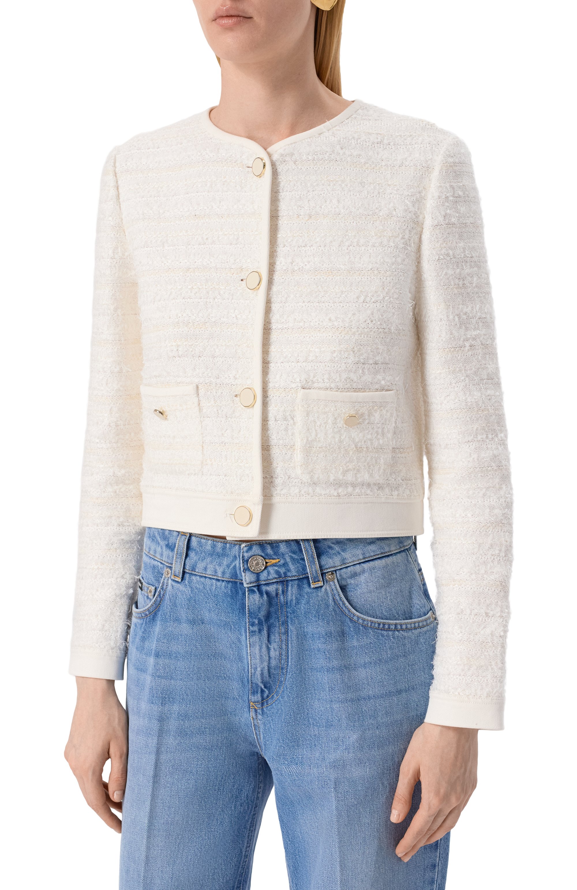 Комбинированный жакет NINA RICCI, арт. 25PMCR003/ML0578, фото 3