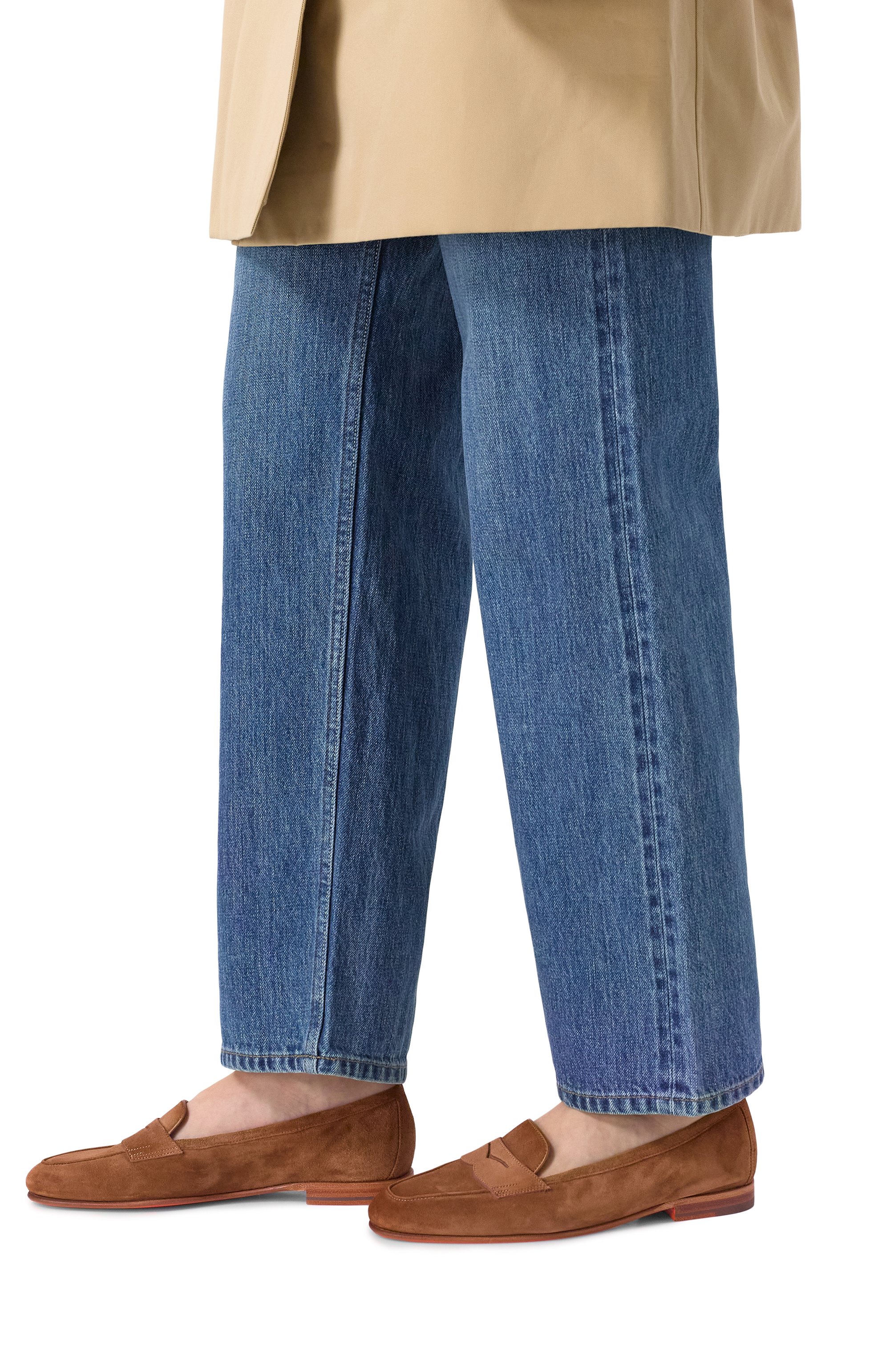 Замшевые пенни-лоферы carla SANTONI, арт. WUNG71031SA4SAEA, фото 3