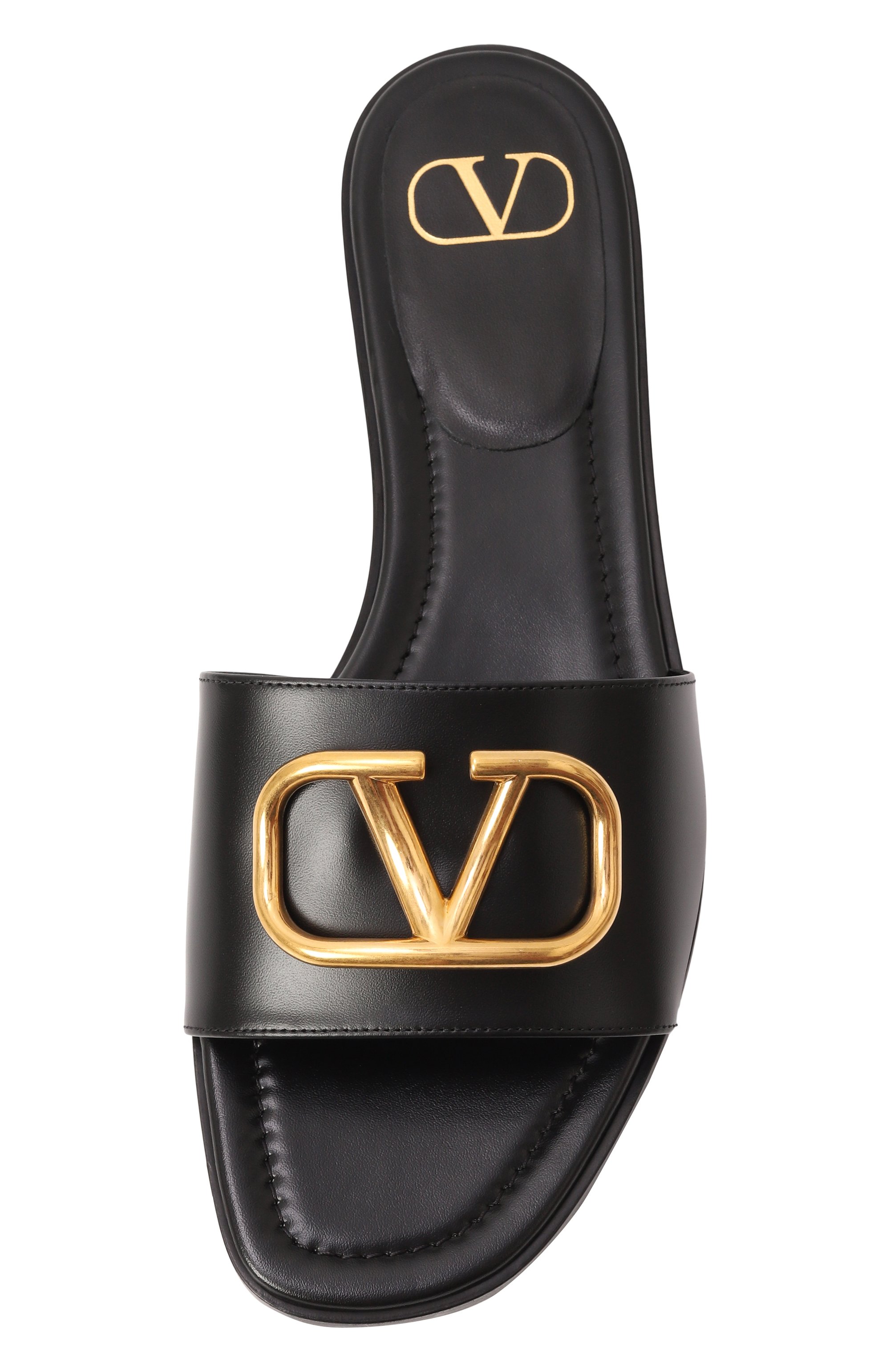 Кожаные шлепанцы vlogo signature VALENTINO, арт. 6W2S0BD5/DSH, фото 6