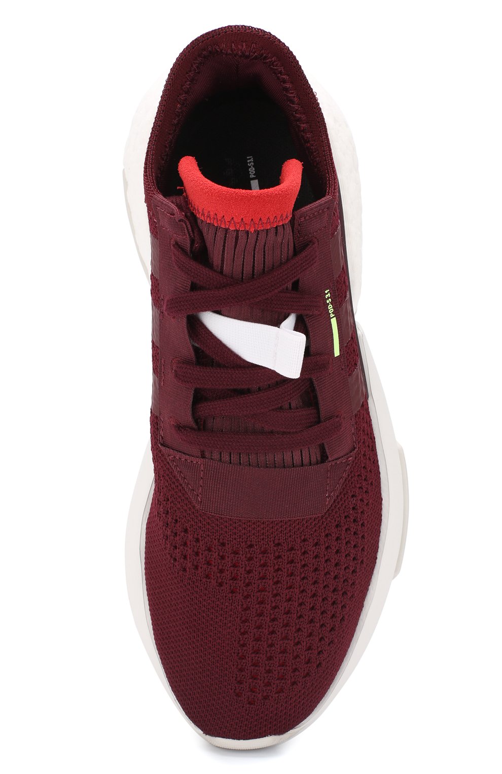 Текстильные кроссовки pod-s3.1 ADIDAS ORIGINALS бордового цвета по цене 7990 руб., арт. DB3541, фото 5 Текстильные кроссовки pod-s3.1 ADIDAS ORIGINALS, арт. DB3541, фото 5