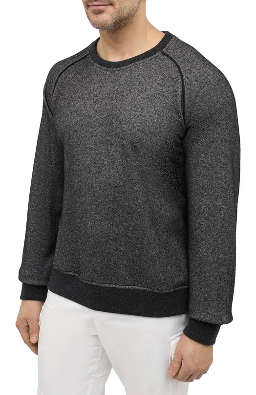 

Джемпер из шелка и кашемира Zilli Sport, Серый