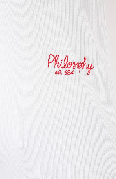 Хлопковый топ PHILOSOPHY DI LORENZO SERAFINI, арт. A0804/2145, фото 5