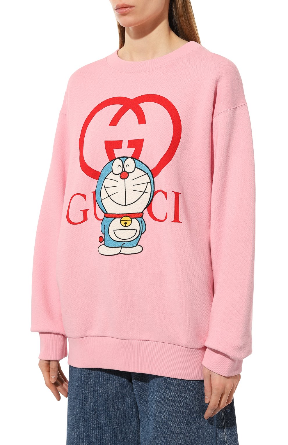 Хлопковый свитшот doraemon x gucci GUCCI, арт. 617964 XJDIC, фото 3