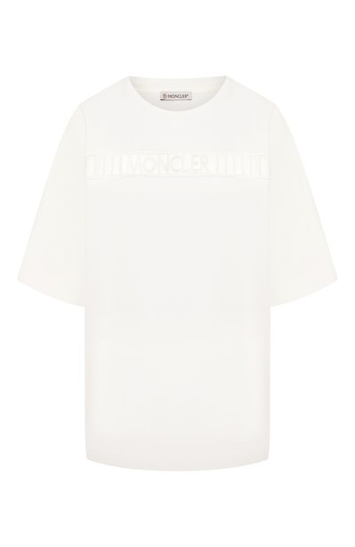 Женская хлопковая футболка MONCLER, арт. F1-093-8C751-00-V8102