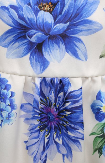 Шелковое платье DOLCE & GABBANA голубого цвета по цене 212000 руб., арт. I6AE4W/GDZAJ, фото 5 Шелковое платье DOLCE & GABBANA, арт. I6AE4W/GDZAJ, фото 5