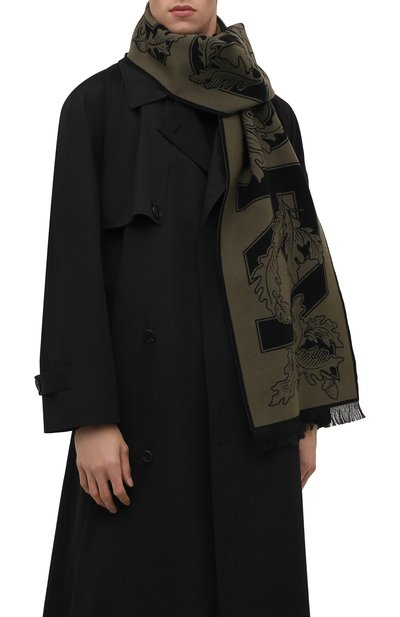 Шарф из шерсти и шелка BURBERRY, арт. 8045792, фото 2