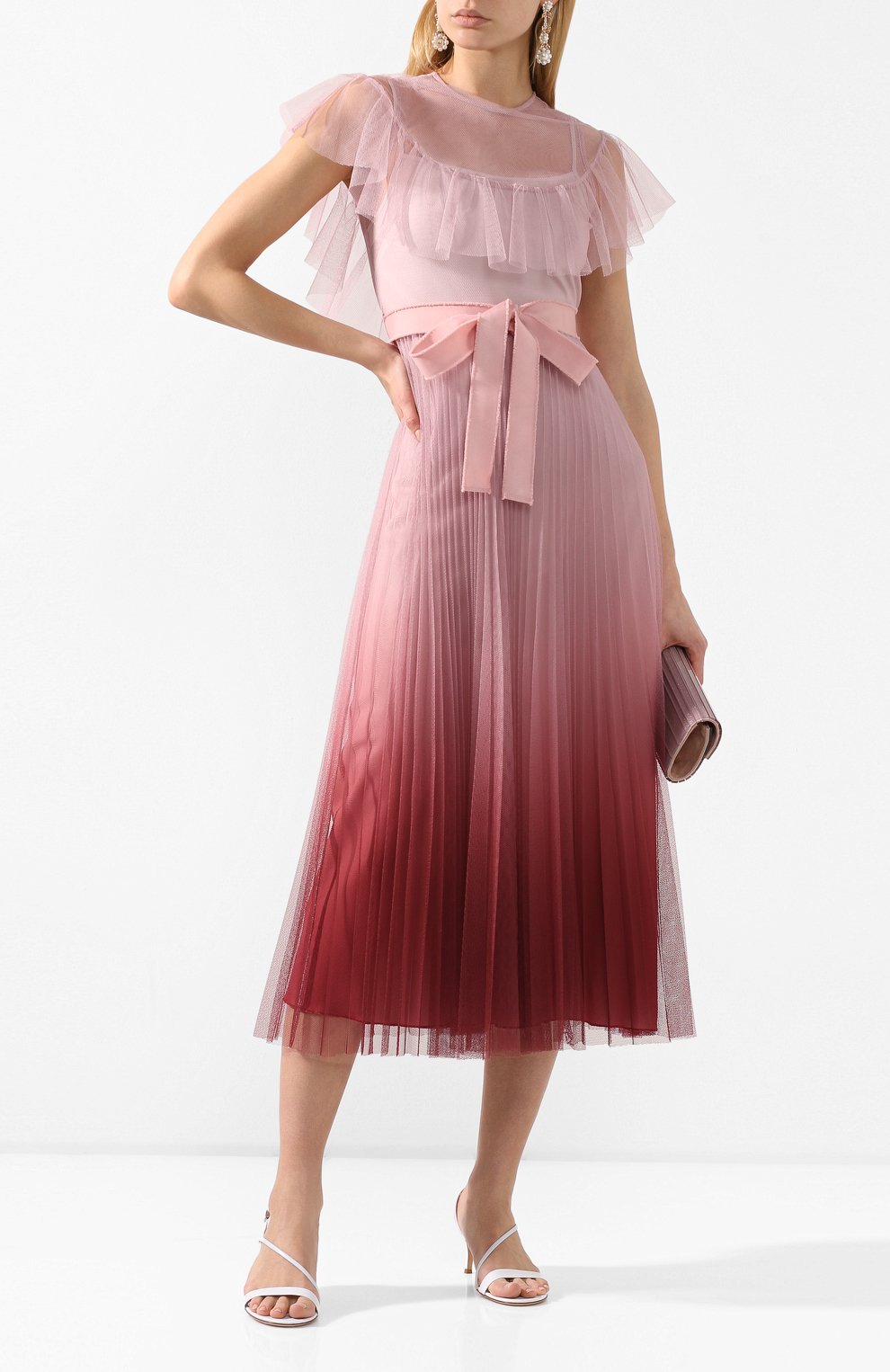 Платье с поясом REDVALENTINO, арт. TR0VA11Y/52P, фото 2
