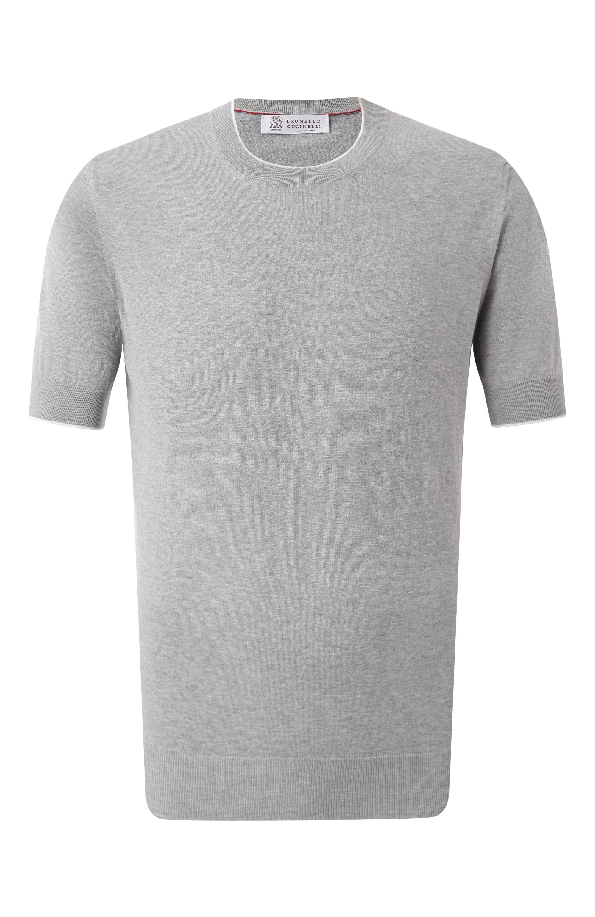 Хлопковый джемпер BRUNELLO CUCINELLI, арт. M29805200, фото 1