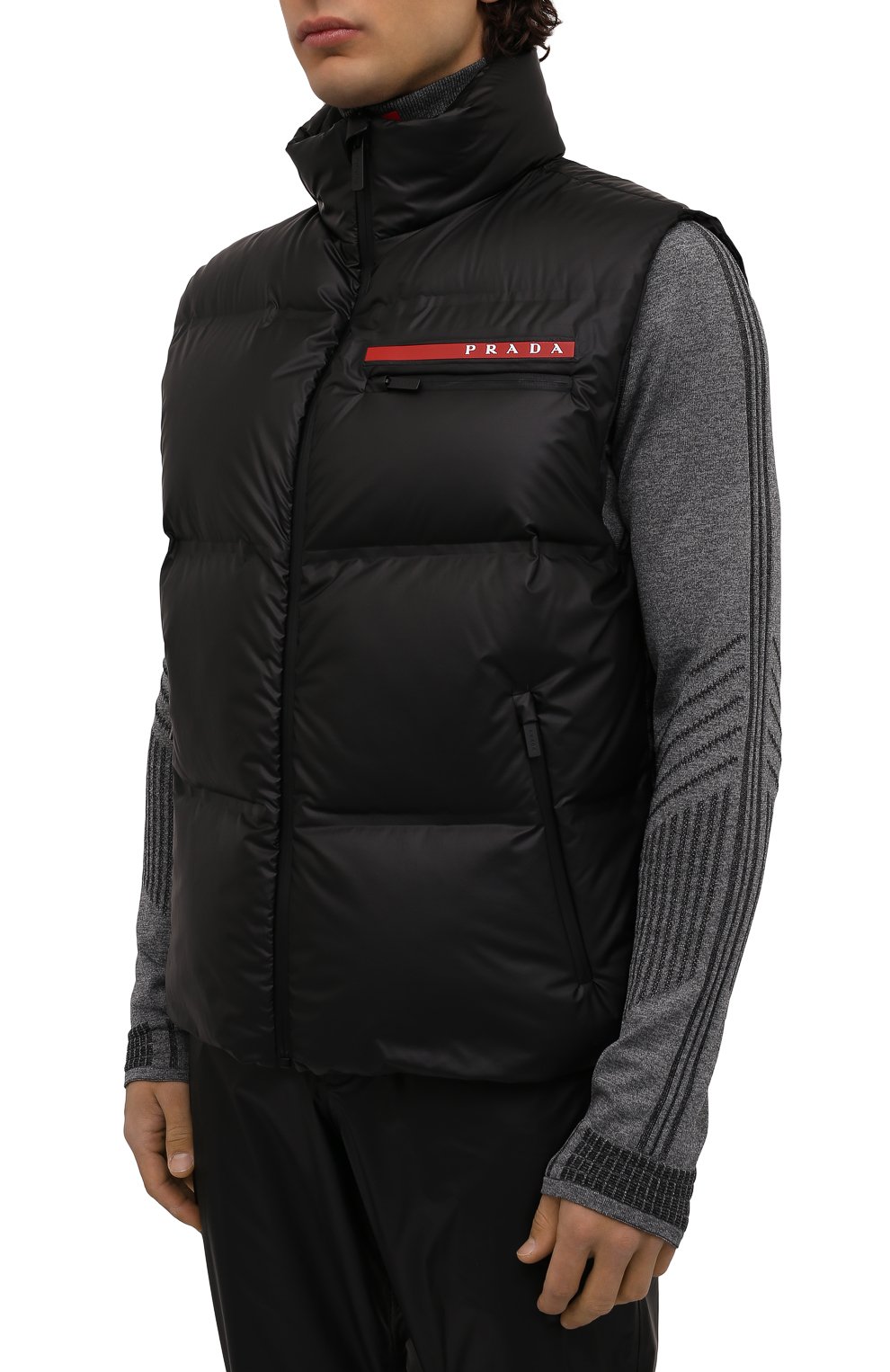 Пуховый жилет PRADA, арт. SGB275-1T2Y-F0002-192, фото 3