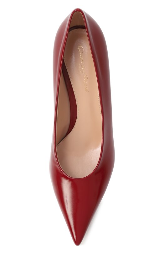 Кожаные туфли Robbie 55 Gianvito Rossi G22273.55RIC.NUIR0UG Красный  G22273.55RIC.NUIR0UG Фото 6