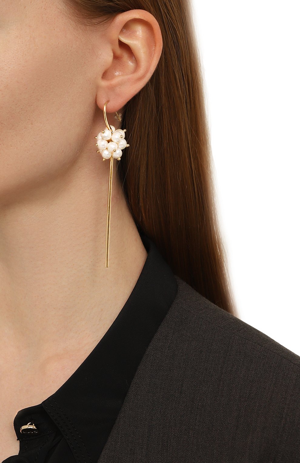 Серьги CRYSTALLINE JEWELLERY золотого цвета по цене 18480 руб., арт. 378, фото 2 Серьги CRYSTALLINE JEWELLERY, арт. 378, фото 2