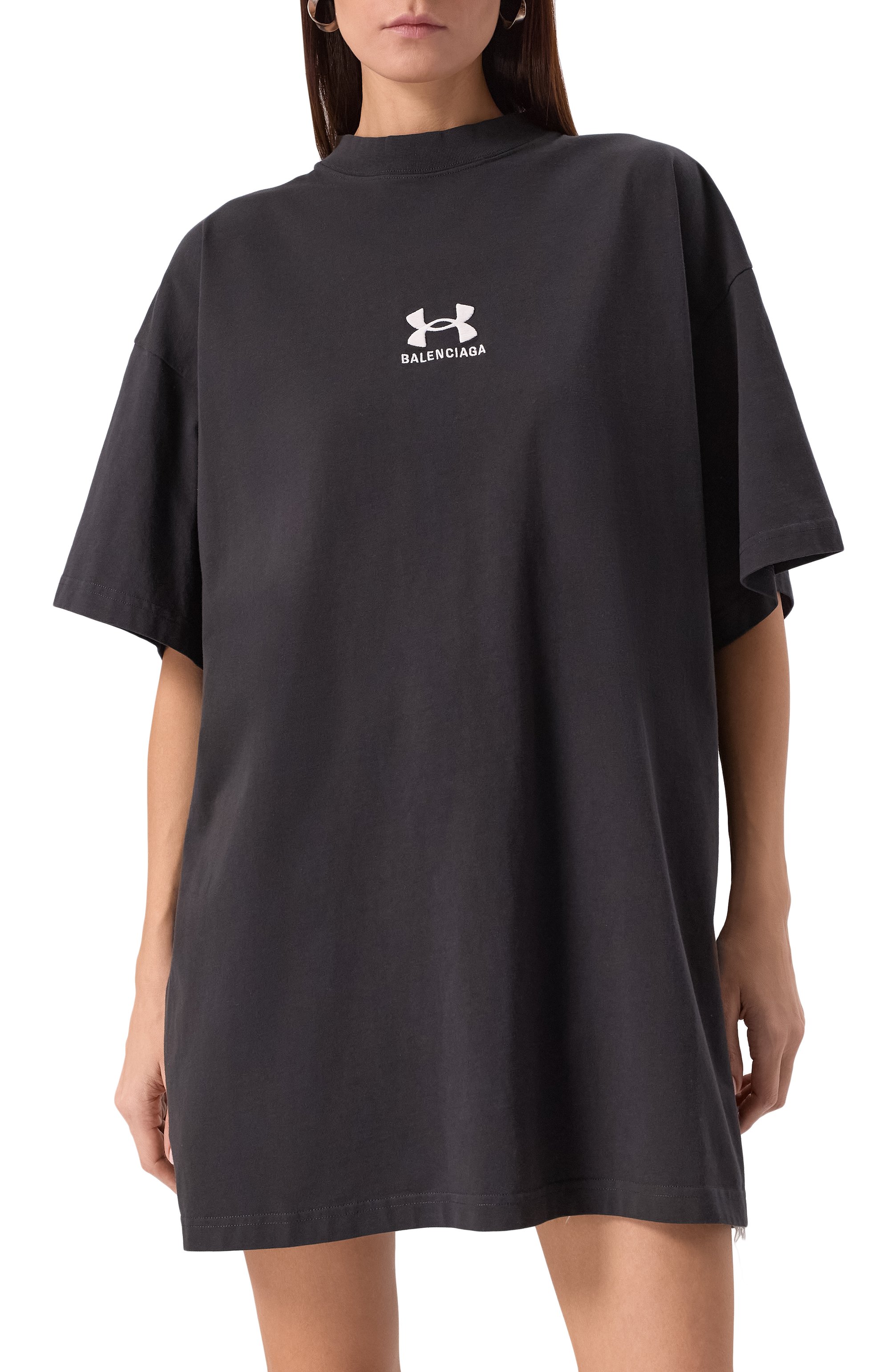 Хлопковая футболка balenciaga х under armour BALENCIAGA, арт. 787349/TRVB7, фото 6