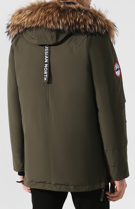 Пуховая парка CHILL с меховой отделкой Arctic Explorer CHILL_HKI Хаки  CHILL_HKI Фото 4