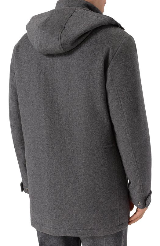Куртка из шерсти и кашемира 12 STOREEZ 127503 Серый  127503 Фото 4