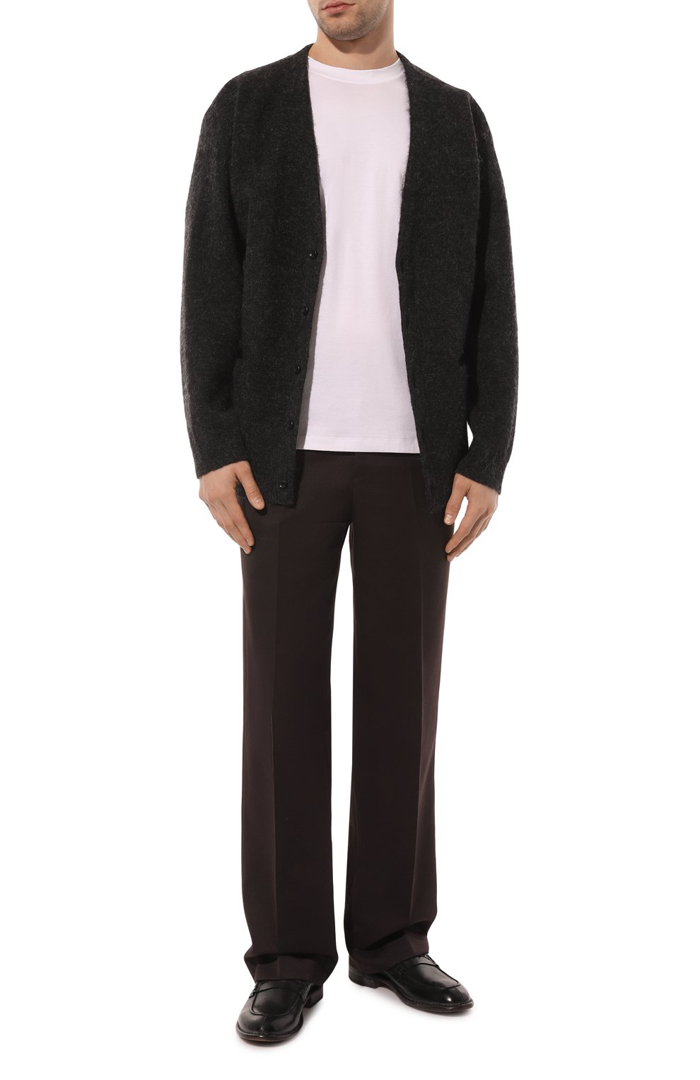 Кожаные лоферы MOMA черного цвета по цене 47300 руб., арт. 2ES419-NAC, фото 2 Кожаные лоферы MOMA, арт. 2ES419-NAC, фото 2