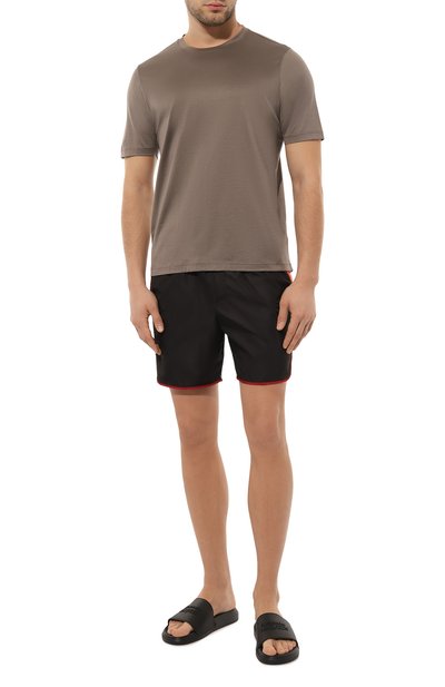 Резиновые шлепанцы ALEXANDER MCQUEEN, арт. 663564/W4QS01000, фото 2