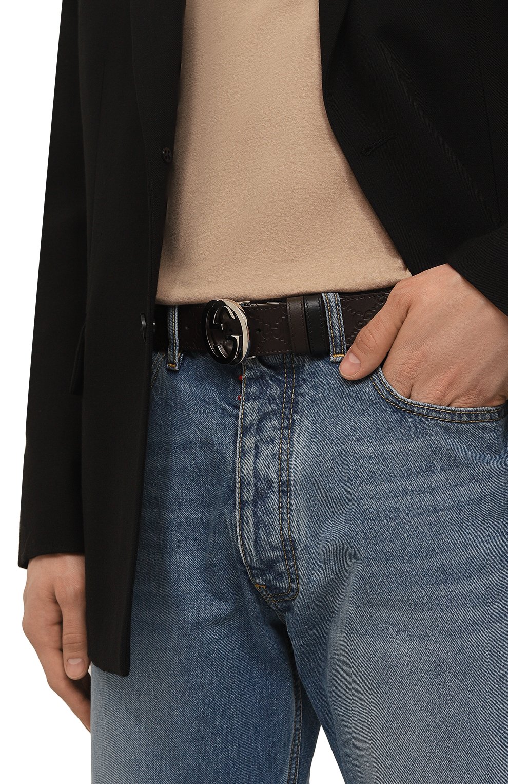 Кожаный ремень GUCCI, арт. 473030 CWCWN, фото 2