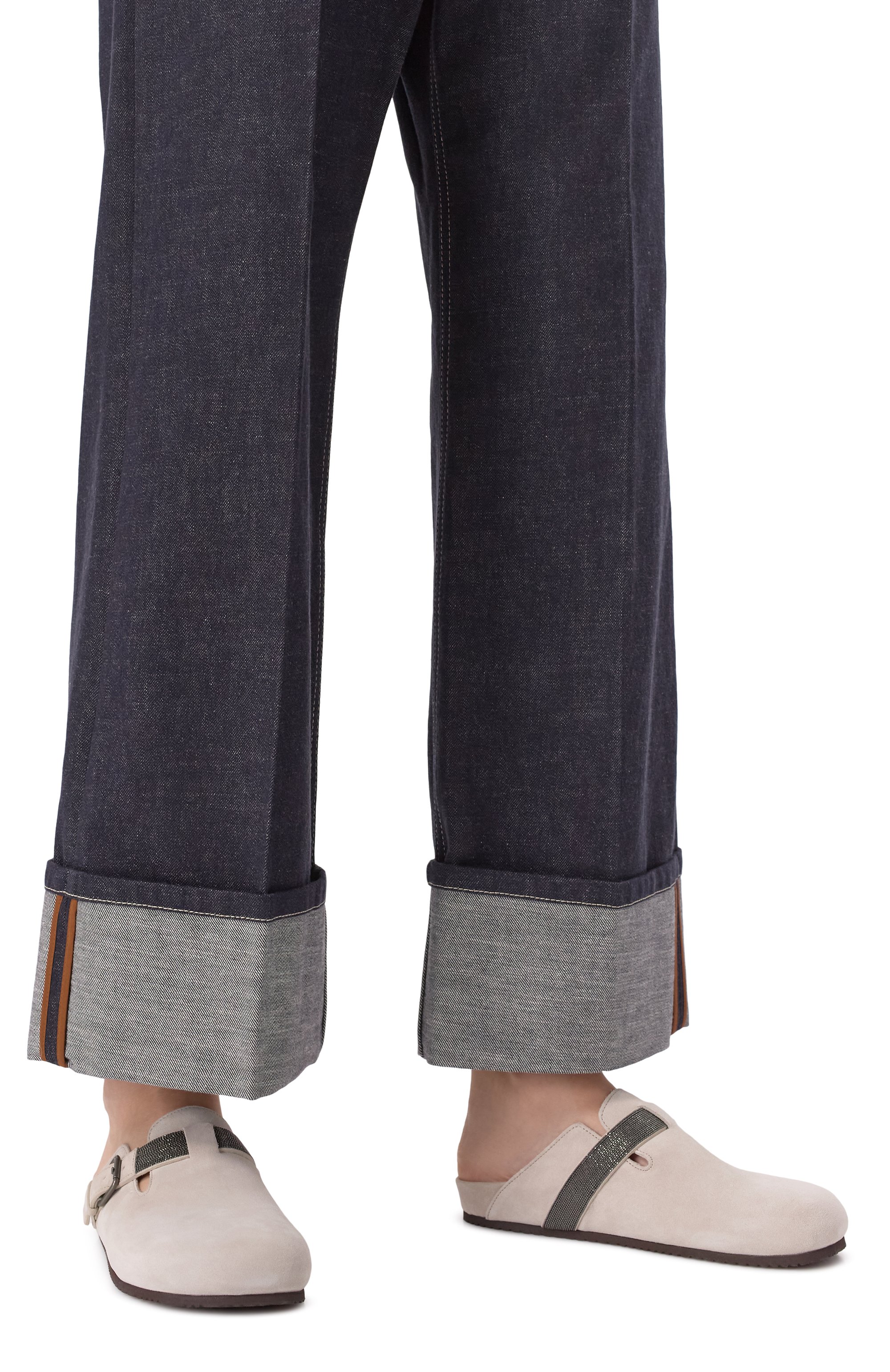 Замшевые сабо BRUNELLO CUCINELLI, арт. MZSFG2479P, фото 3