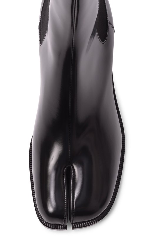Кожаные ботильоны Tabi Maison Margiela S58WU0427/PS679 Чёрный  S58WU0427/PS679 Фото 6