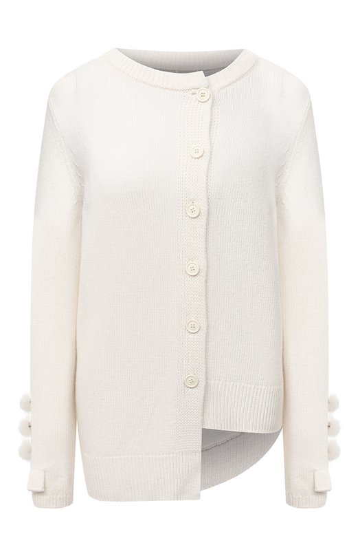 Кардиган из шерсти и кашемира Max and Moi H20GIULIAN Белый H20GIULIAN