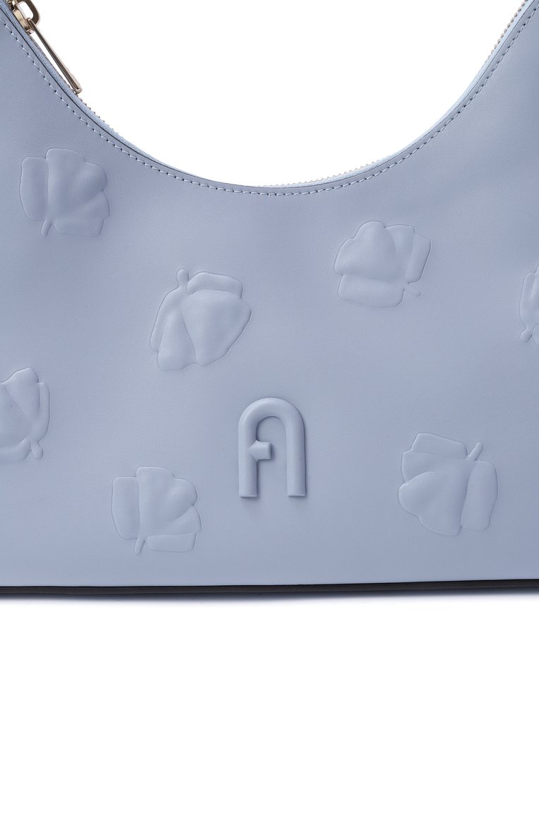 Женская сумка furla diamante small FURLA голубого цвета, арт. WB00782/BX3822 | Фото 3 (Размер: small; Материал: Натуральная кожа; Автоматизация состава: Проставлено; Автоматизация ТО: Проставлено)