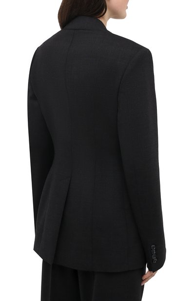 Шерстяной жакет ACNE STUDIOS серого цвета по цене 73400 руб., арт. AH0100, фото 4 Шерстяной жакет ACNE STUDIOS, арт. AH0100, фото 4