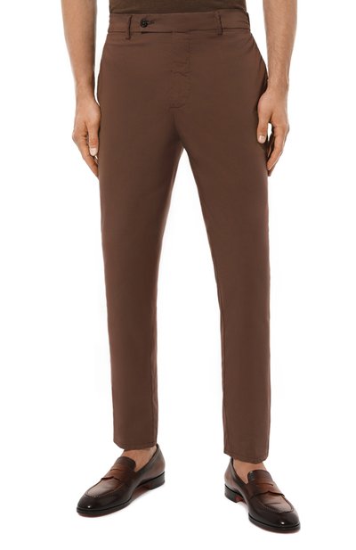 Брюки из хлопка и лиоцелла ANDREA CAMPAGNA, арт. GL0BE GD, фото 3