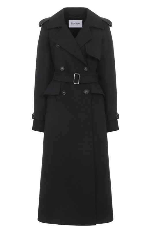 Тренч Max Mara FLAVI0 Чёрный FLAVI0
