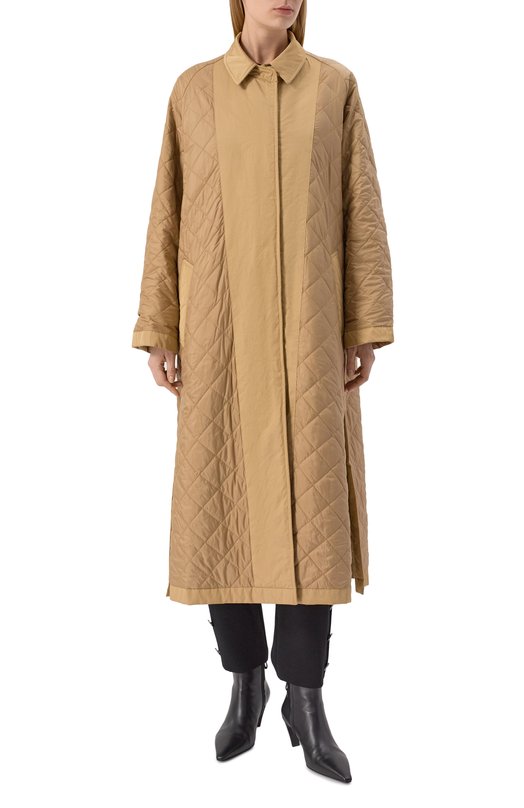 Плащ Max Mara TRAF0I Бежевый  TRAF0I Фото 8