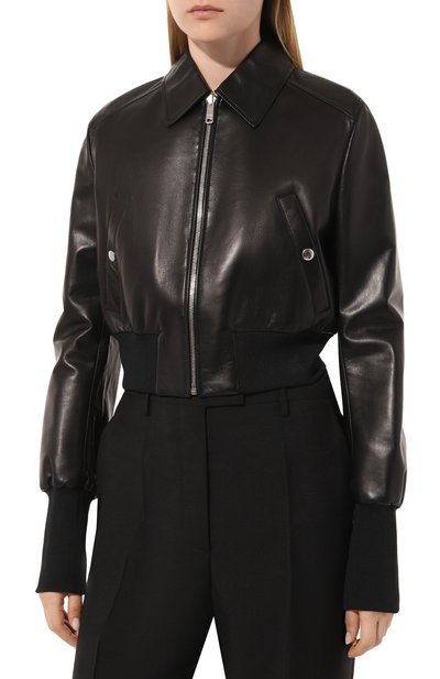 Кожаный бомбер PRADA, арт. 58983-1RP0-F0002, фото 3