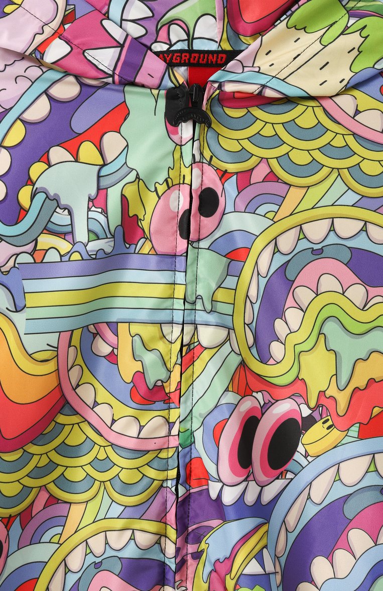 Детский комплект из свитшота и ветровки SPRAYGROUND разноцветного цвета, арт. SPY1259 | Фото 6 (Рукава: Длинные; Мальчики Кросс-КТ: Свитшот-одежда; Ростовка одежда: 8 лет | 128 см, 12 лет | 152 см, 16 лет | 164 см, 13 - 15 лет | 158 см, 10 - 11 лет | 140 - 146см)