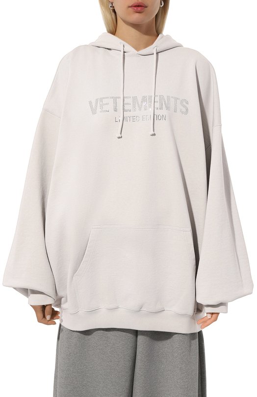 Хлопковое худи VETEMENTS 3