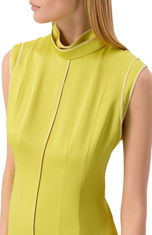 Атласный топ Jil Sander J02NC0288/J76018 Зелёный  J02NC0288/J76018 Фото 5